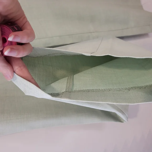 Zara Green Wide-Leg Pants - Picture 10 of 14